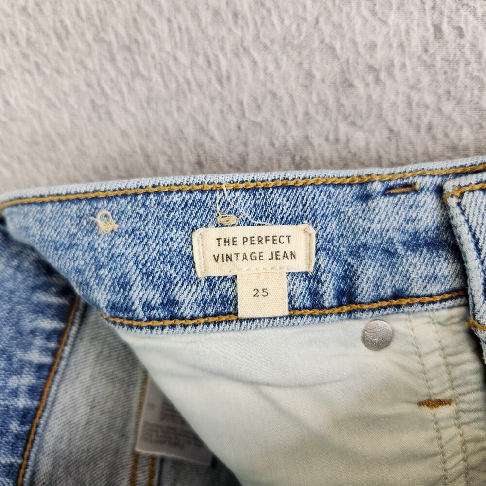 Madewell Jeans Womens 25 Belbury Wash The Perfect Vintage Tapered Ankle Hi Rise - Picture 11 of 15